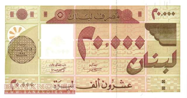 Libanon - 20.000  Livres (#072-94_UNC)