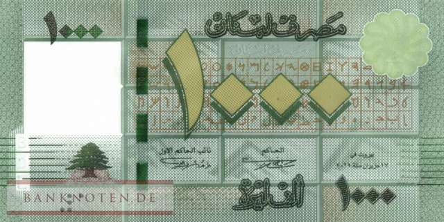 Libanon - 1.000  Livres (#090b_UNC)