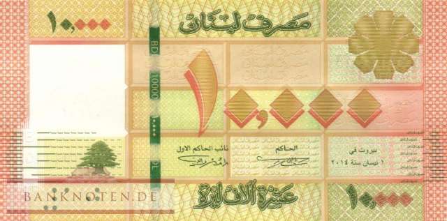Libanon - 10.000  Livres (#092b_UNC)