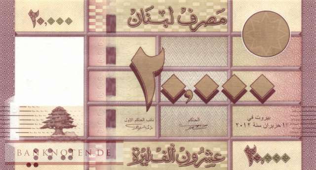 Libanon - 20.000  Livres (#093a_UNC)