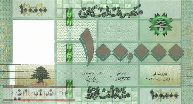 Libanon - 100.000  Livres (#095d_UNC)