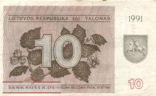Litauen - 10  Talonas (#035b_VF)