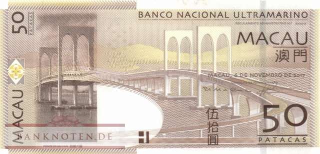 Macao - 50  Patacas (#081Ac_UNC)