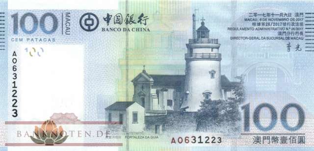 Macao - 100  Patacas (#111c_UNC)