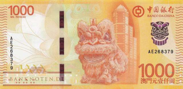 Macao - 1.000  Patacas (#134a_UNC)