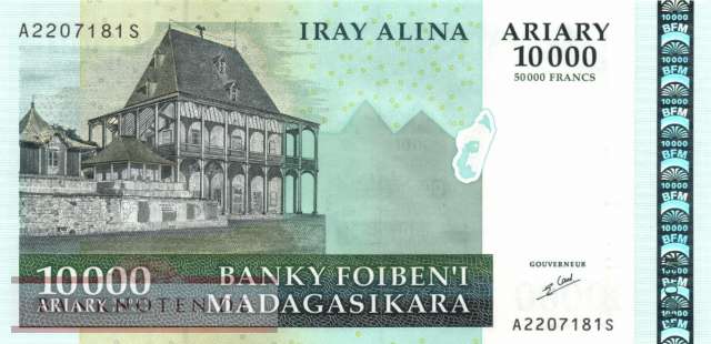 Madagascar - 10.000  Ariary (#092a_UNC)