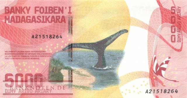 Madagaskar - 5.000  Ariary (#102_UNC)