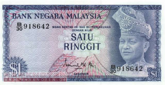 Malaysia - 1  Ringgit (#001a_AU)