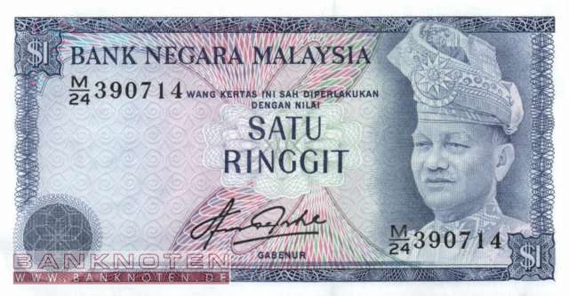 Malaysia - 1  Ringgit (#013b_UNC)