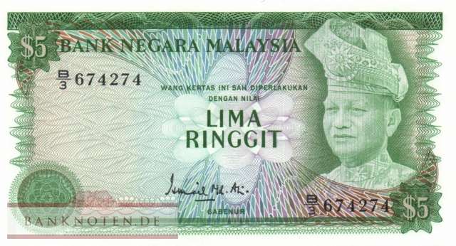 Malaysia - 5  Ringgit (#014a_UNC)