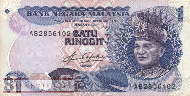 Malaysia - 1  Ringgit (#019A_VF)