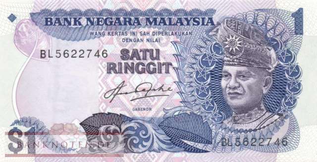 Malaysia - 1  Ringgit (#019_UNC)