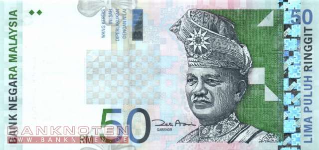 Malaysia - 50  Ringgit (#043d_UNC)