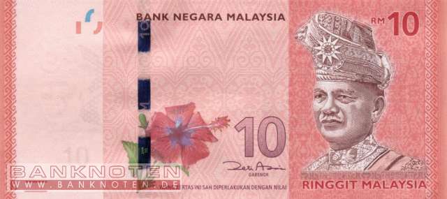 Malaysia - 10  Ringgit (#053a_UNC)
