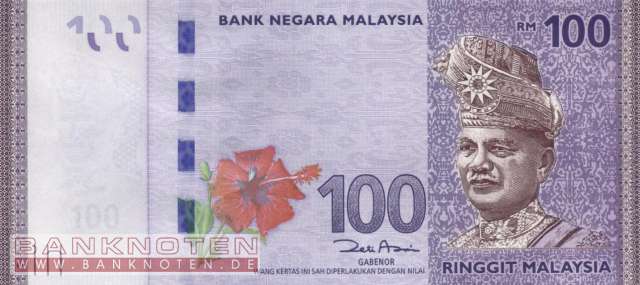 Malaysia - 100  Ringgit (#056a_UNC)