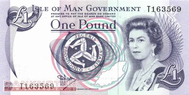 Isle of Man - 1  Pound (#040a_UNC)