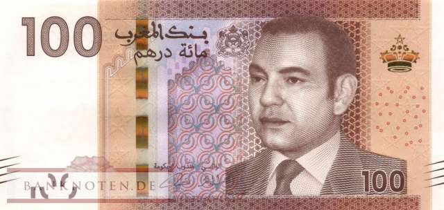Marokko - 100  Dirhams (#076_UNC)