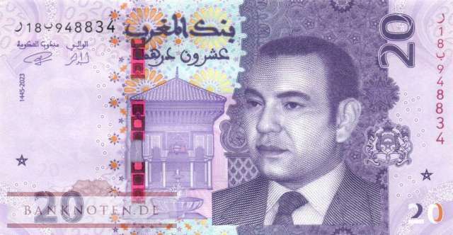 Morocco - 20  Dirhams (#079_UNC)