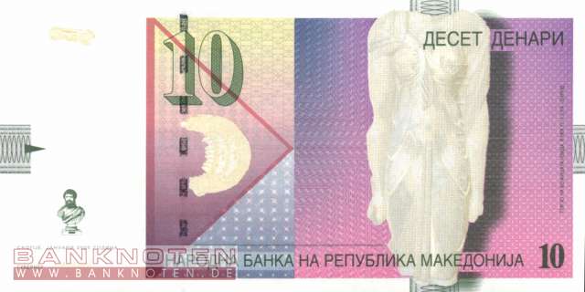 Macedonia - 10  Denari (#014e_UNC)