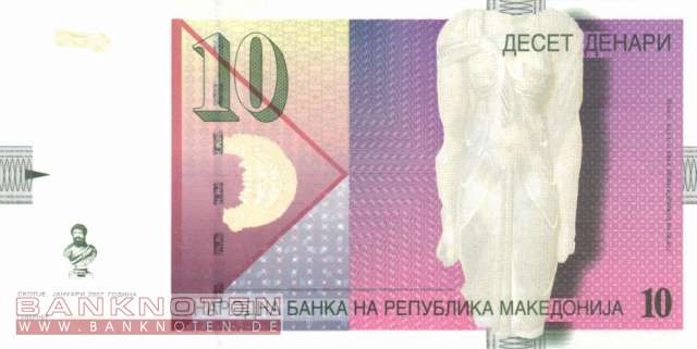 Macedonia - 10  Denari (#014g_UNC)
