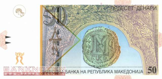 Mazedonien - 50  Denari (#015a_UNC)