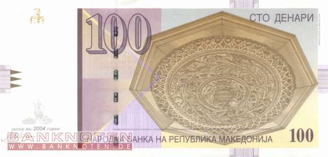 Mazedonien - 100  Denari (#016e_UNC)