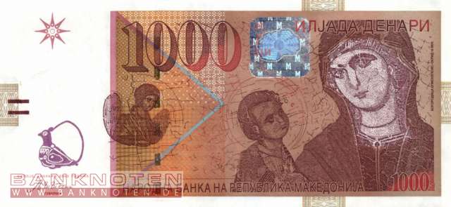 Macedonia - 1.000  Denari (#022a_UNC)