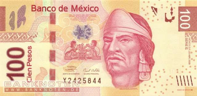 Mexico - 100  Pesos (#124-E_UNC)