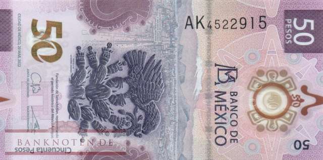 Mexico - 50  Pesos (#133b-U3_UNC)
