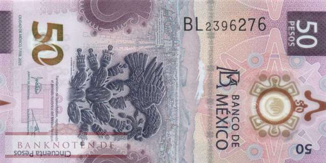 Mexico - 50  Pesos (#133d-U5_UNC)