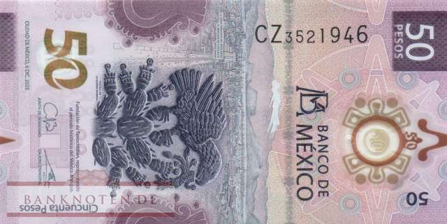 Mexico - 50  Pesos (#133e-U4_UNC)