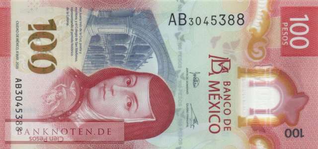 Mexico - 100  Pesos (#134a-U4_UNC)