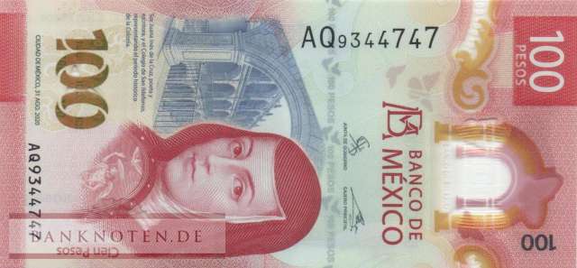Mexico - 100  Pesos (#134b-U2_UNC)