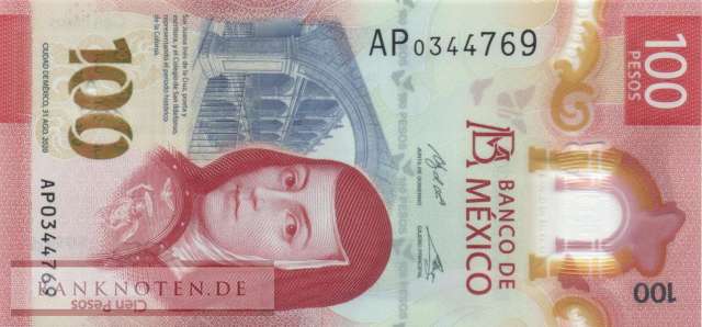 Mexico - 100  Pesos (#134b-U3_UNC)
