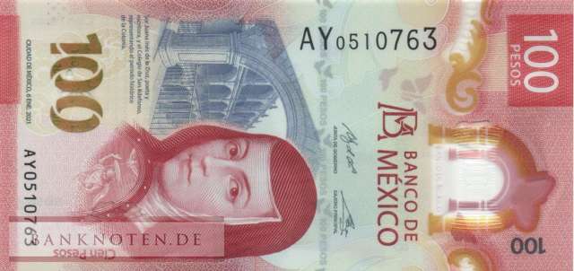 Mexico - 100  Pesos (#134c-U1_UNC)