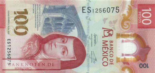 Mexico - 100  Pesos (#134j-U2_UNC)