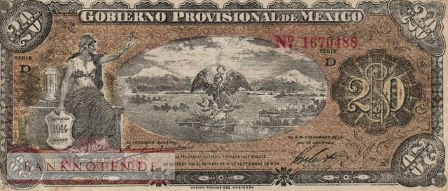 Mexico - 20  Pesos (#S1111a1_VF)