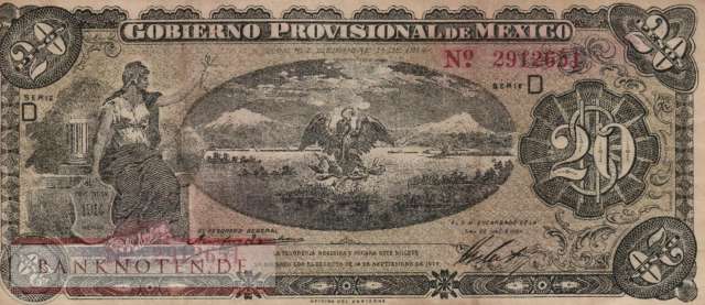 Mexico - 20  Pesos (#S1111a_VF)