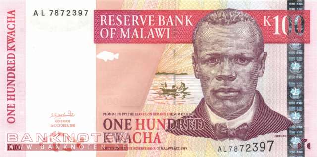 Malawi - 100  Kwacha (#046a_UNC)