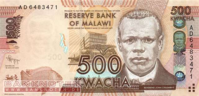 Malawi - 500  Kwacha (#061a_UNC)