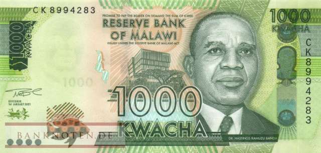 Malawi - 1.000  Kwacha (#067e_UNC)
