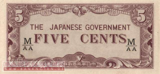 Malaya - 5 Cents (#M002b_UNC)