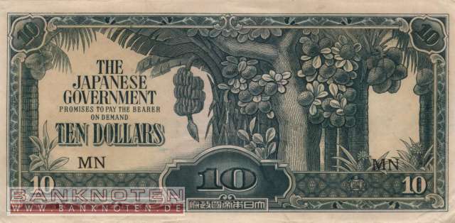 Malaya - 10  Dollars (#M007b_AU)