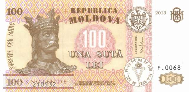 Moldawien - 100  Lei (#015c_UNC)