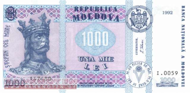 Moldavia - 1.000  Lei (#018_UNC)