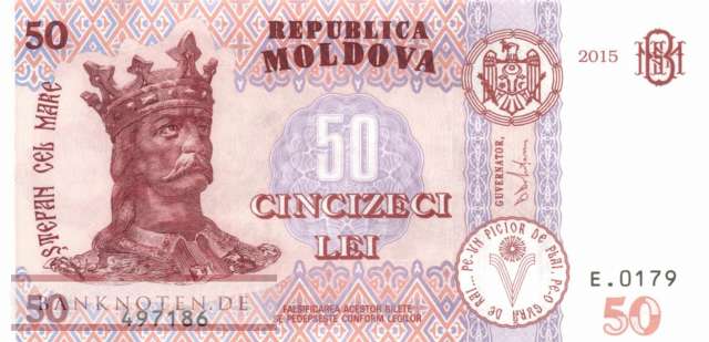 Moldavia - 50  Lei (#024a_UNC)