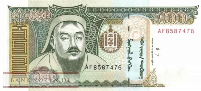 Mongolia - 500  Tugrik (#065_A_UNC)