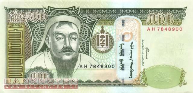 Mongolei - 500  Tugrik (#066a_UNC)