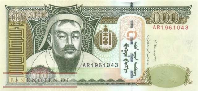 Mongolia - 500  Tugrik (#066e_UNC)