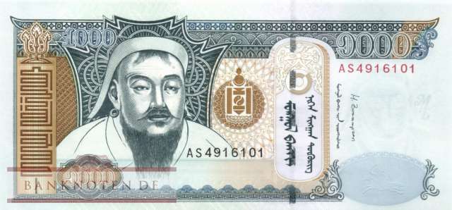 Mongolia - 1.000  Tugrik (#067d_UNC)